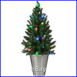 Gemmy Orchestra of Lights Multi-Function Color-Changing Topiary Christmas Tree