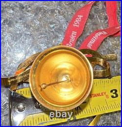 Georg Jensen 1984 24 Karat Gold Plated Bell/Heart Christmas Ornament Broken Box Georg Jensen 1984 24 Karat Gold Plated Bell/Heart Christmas Ornament Broken Box