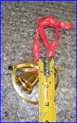 Georg Jensen 1984 24 Karat Gold Plated Bell/Heart Christmas Ornament Broken Box Georg Jensen 1984 24 Karat Gold Plated Bell/Heart Christmas Ornament Broken Box