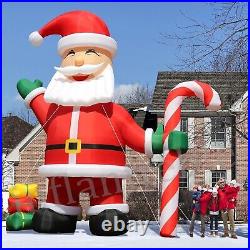 Giant 33FT Christmas Inflatable Santa Claus with Candy Box For Xmas Party Event