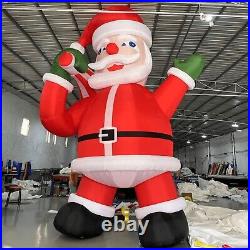 Giant 33Ft Premium Christmas Inflatable Santa Claus for Outdoor Yard Decoration