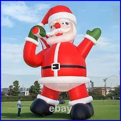 Giant 33Ft Premium Christmas Inflatable Santa Claus for Outdoor Yard Decoration