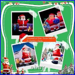 Giant 33Ft Premium Christmas Inflatable Santa Claus for Outdoor Yard Decoration