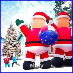Giant 33Ft Premium Christmas Inflatable Santa Claus for Outdoor Yard Decoration