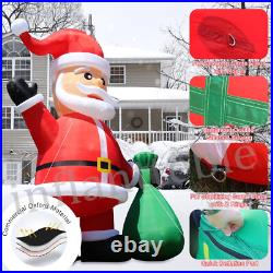 Giant 33/40 FT Christmas Inflatable Santa Claus For Outdoor Party Event + Blower