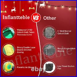 Giant 33/40 FT Christmas Inflatable Santa Claus For Outdoor Party Event + Blower