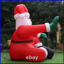 Giant 5m Christmas Sitting Inflatable Santa Claus For Xmas Party ...