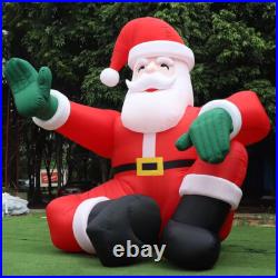 Giant 5m Christmas Sitting Inflatable Santa Claus For Xmas Party ...