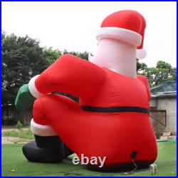 Giant 5m Christmas Sitting Inflatable Santa Claus For Xmas Party ...
