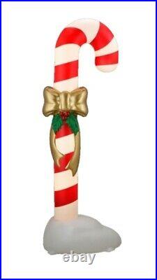 Giant 72 Candy Cane Lighted Christmas Blow Mold Holiday Decoration