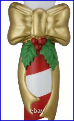 Giant 72 Candy Cane Lighted Christmas Blow Mold Holiday Decoration