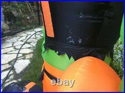 Giant Airblown Football Player Inflatable Pumpkin Hollow Gemmy Halloween Decor