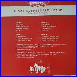 Giant Horse Inflatable Christmas Clydesdale LED