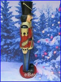 Giant Life-Size 4' Toy Soldier Nutcracker Large Christmas Holiday Display