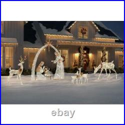 Giant Nativity Scene 10 ft. 440-LED Lights Life Size Weather Resistant Plug-in