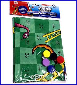 Giant Snakes & Ladders Game Toy Boys Girls Gift Xmas Christmas Stocking Filler