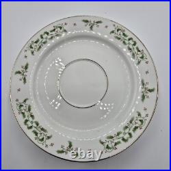 Gibson Christmas Holiday Charm Gold Ivy Trim 20 Piece Set MISSING DINNER PLATES