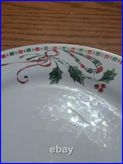 Gibson Everyday Vintage Festive Traditions Christmas Dishes 40 Pcs Service 8