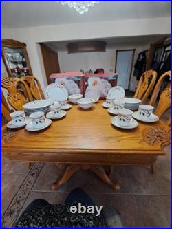 Gibson Everyday Vintage Festive Traditions Christmas Dishes 40 Pcs Service 8