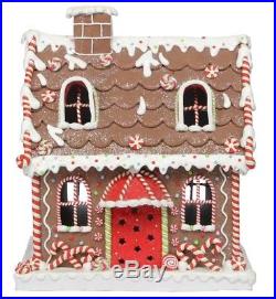 Gisela Graham Gingerbread House Ornament Light Up LED Christmas Decorations SALE