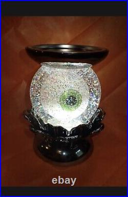 Glitter Eyeball Globe 3 Wick Candle Holder Halloween Bath & Body Works IN HAND