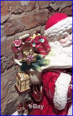 Goebel Engel Fitz and Floyd Santa mit Geschenken 48 cm Väterchen Frost