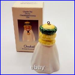 Goebel Hummel Santa Lucia Bell Christmas Ornament Dated 1986 VTG