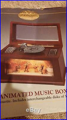 Gold Label Mr. Christmas Animated Music Box