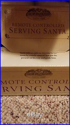 Gold Label Remote Controlled Serving Santa