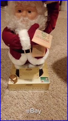 Gold Label Remote Controlled Serving Santa
