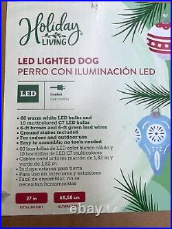 Golden Doodle Holiday Living 27 Christmas LED Light Up Fluffy Doodle Dog Decor