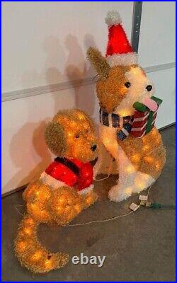 Goldendoodle Holiday Living 27 Christmas LED Light Up Fluffy Doodle Dog / Puppy