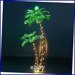 Gorgeous Artificial Lighted Palm Tree 4FT&6FT Office Decor, 184LED for 6ft