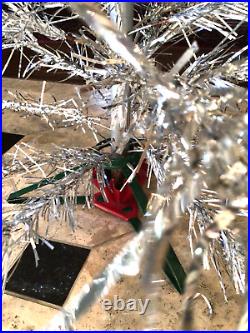Gorgeous Huge Vintage 60's Aluminum Christmas Tree Pom-Poms? 8' Xtra Crown