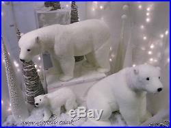 Gorgeous Large Polar Bear Family. Corporate / Retail display / Christmas Grotto
