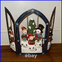 Grandeur Noel Collector’s Edition 3D Metal Snowman Fireplace Screen 16×22