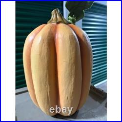 Grandin Road Expressive Pumpkin Face Halloween Decor Figurine Orange Grandin Road Expressive Pumpkin Face Halloween Decor Figurine Orange
