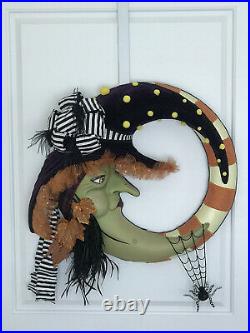 Grandinroad Halloween Witch Moon Wreath Made By Katherines Collection
