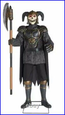 Grave Warrior6ft-Halloween Home Accents Standing, DisplayProp, Animated LED