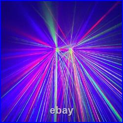 Green Blue Red Purple Multi-line RGB Laser Gloves Light Pair Rechargeable