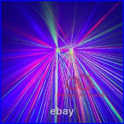 Green Blue Red Purple Multi-line RGB Laser Gloves Light Pair Rechargeable