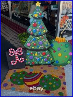 Green Christmas Tree Metal Stake The Round Top Collection Green Christmas Tree Metal Stake The Round Top Collection