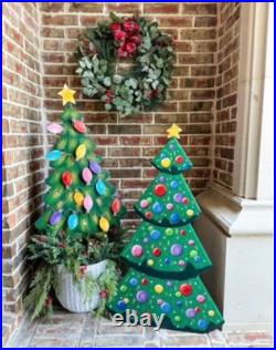 Green Christmas Tree Metal Stake The Round Top Collection Green Christmas Tree Metal Stake The Round Top Collection