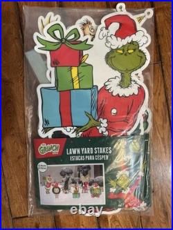 Grinch Christmas Mega Lot Plush Topper Decor Ornaments Yard Stakes Grinch Christmas Mega Lot Plush Topper Decor Ornaments Yard Stakes