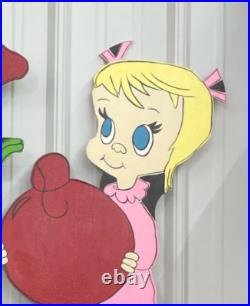Grinch Cindy Lou Who & Max- Yard Art Christmas Outdoor or Indoor
