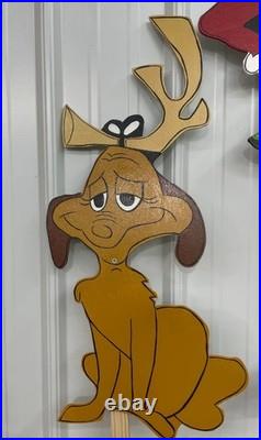 Grinch Cindy Lou Who & Max- Yard Art Christmas Outdoor or Indoor