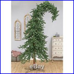 Grinch Style Christmas Tree 10 ft Bendable Top Holiday Decor