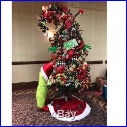 Grinch Style Christmas Tree 10 ft Bendable Top Holiday Decor