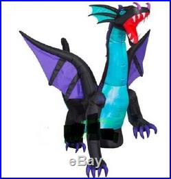 HALLOWEEN 6 FT FIRE & ICE DRAGON Airblown Inflatable YARD DECORATION