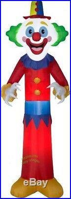 HALLOWEEN 9 Ft GIANT HAPPY CLOWN Airblown Inflatable YARD DECORATION